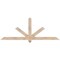 Ekena Millwork Kennewick Smooth Timber Gable Bracket, Douglas Fir, 72"W x 27"H x 3 1/2"D x 3 1/2"F, 9/12 Pitch GBW072X27X0404KEN00SDF - alternate 1